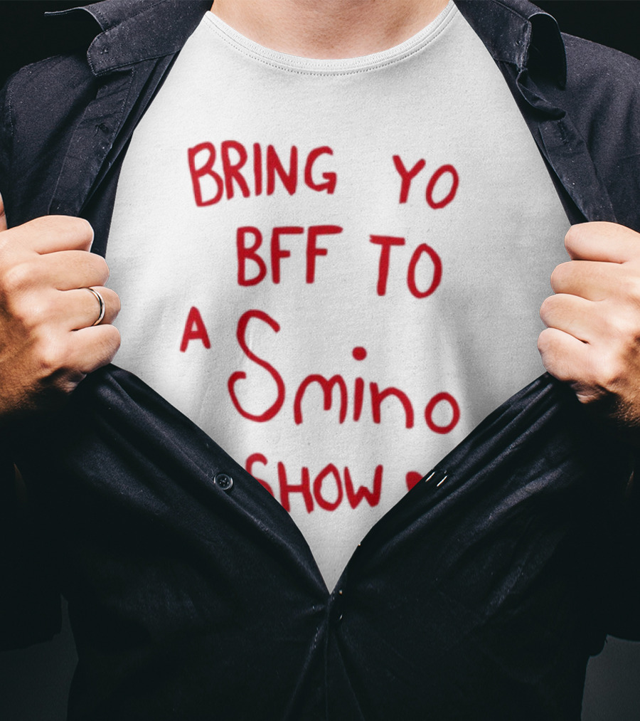 Bring Yo BFF To A Smino Show Fan Merchandise With Heart Design T-Shirt