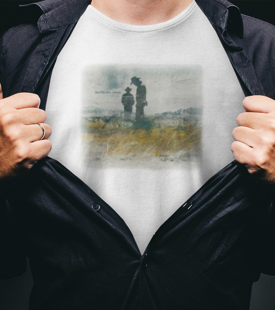 Brokeback Mountain Just Like This Always Cowboy Silhouette Landscape T-Shirt
