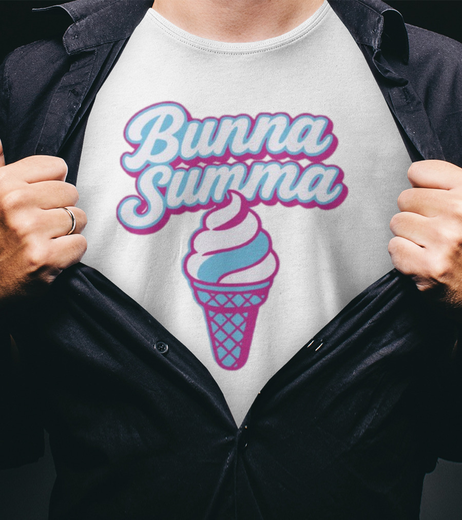 Bunna Summa Ice Cream Cone T-Shirt