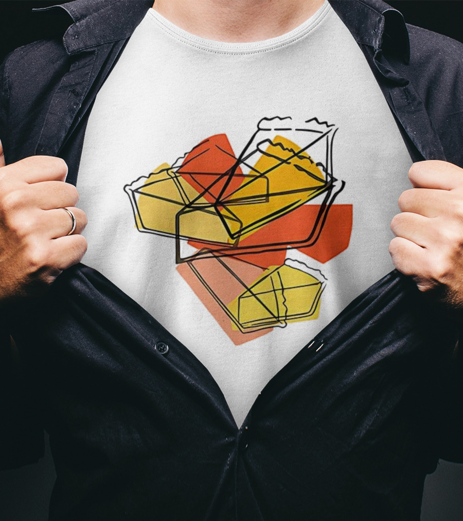 Cake Cosmopolis Sweets Abstract Geometric Layered Design T-Shirt