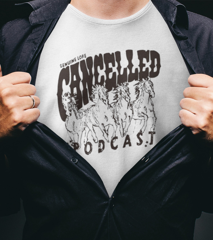 Genuine Cancelled Podcast Lore T-Shirt