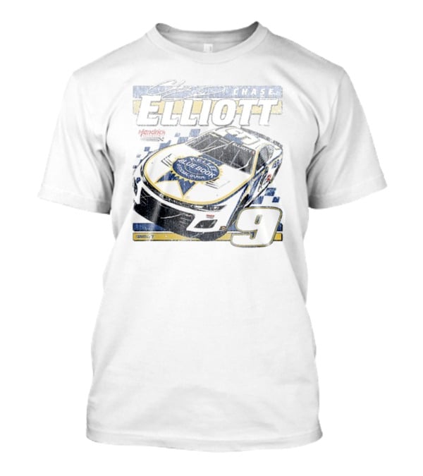 Chase Elliott Kelley Blue Book No. 9 Racing Hendrick Motorsports T-Shirt