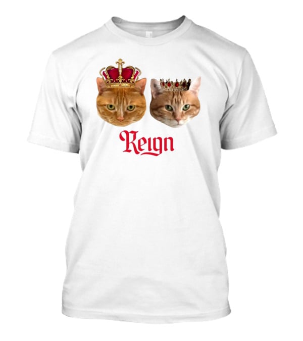 Coach Cat Reign Regal Crowned Feline Kings T-Shirt
