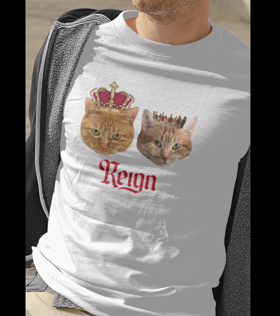 Coach Cat Reign Regal Crowned Feline Kings T-Shirt