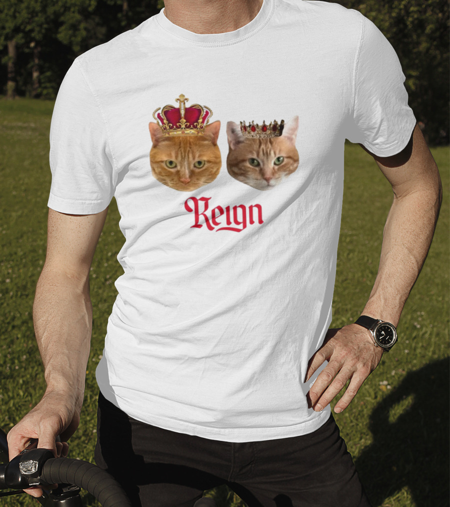 Coach Cat Reign Regal Crowned Feline Kings T-Shirt