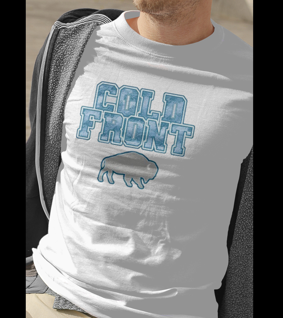 Cold Front Buffalo Winters Buffalo Bills Bison Icon T-Shirt