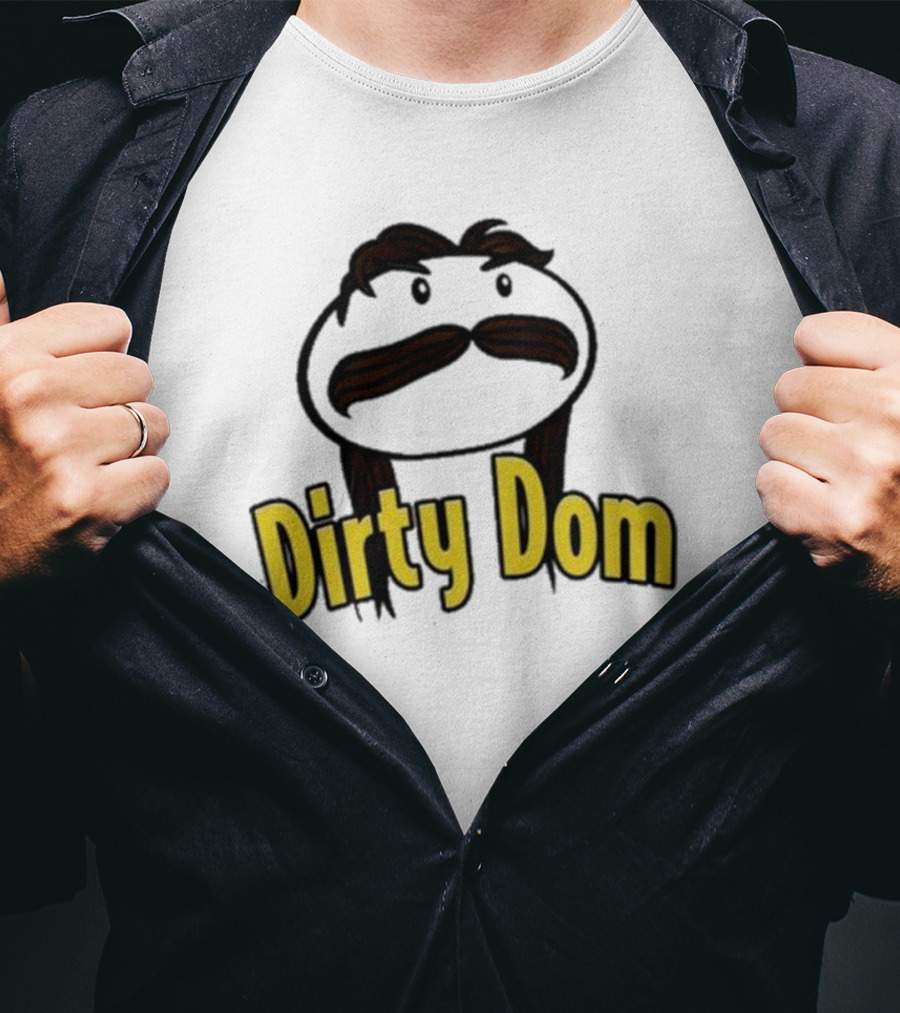 Dirty Dom Hair Illustration T-Shirt