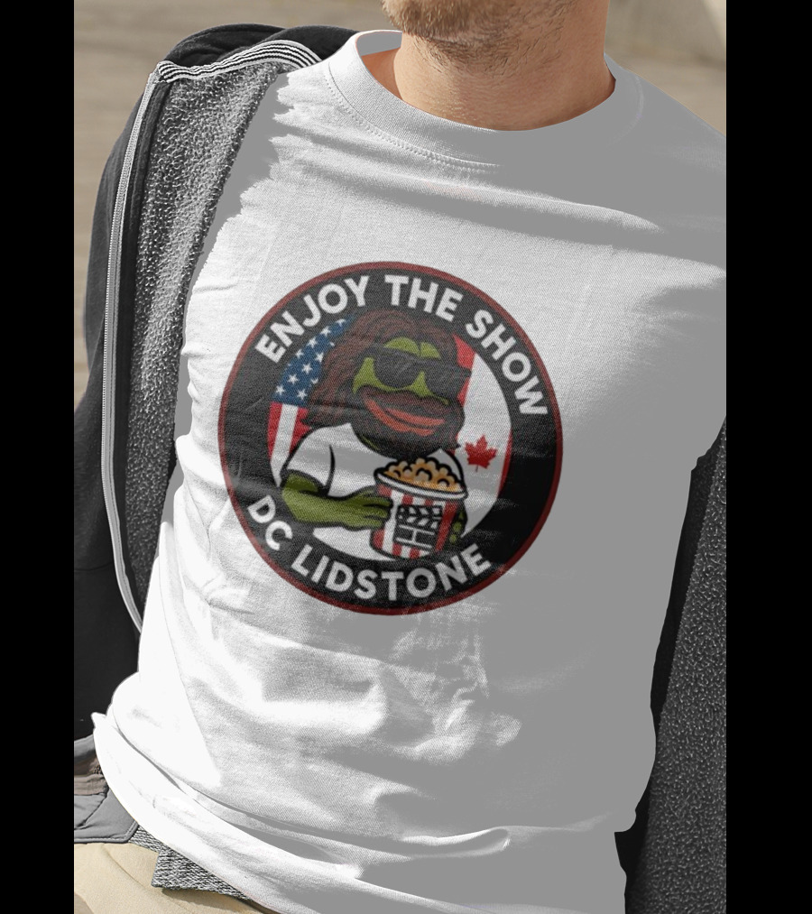 Enjoy The Show DC Lidstone USA Canada Popcorn PePe Meme T-Shirt