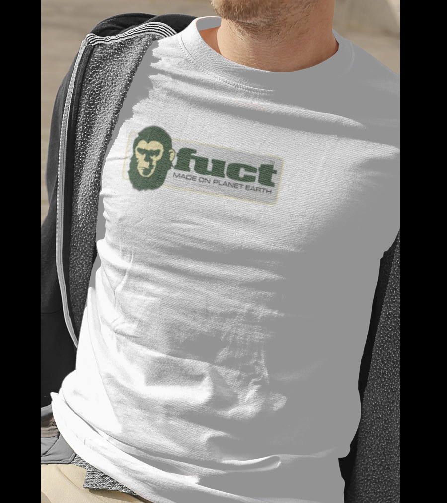 Fuct Made On Planet Earth Gorilla Icon T-Shirt