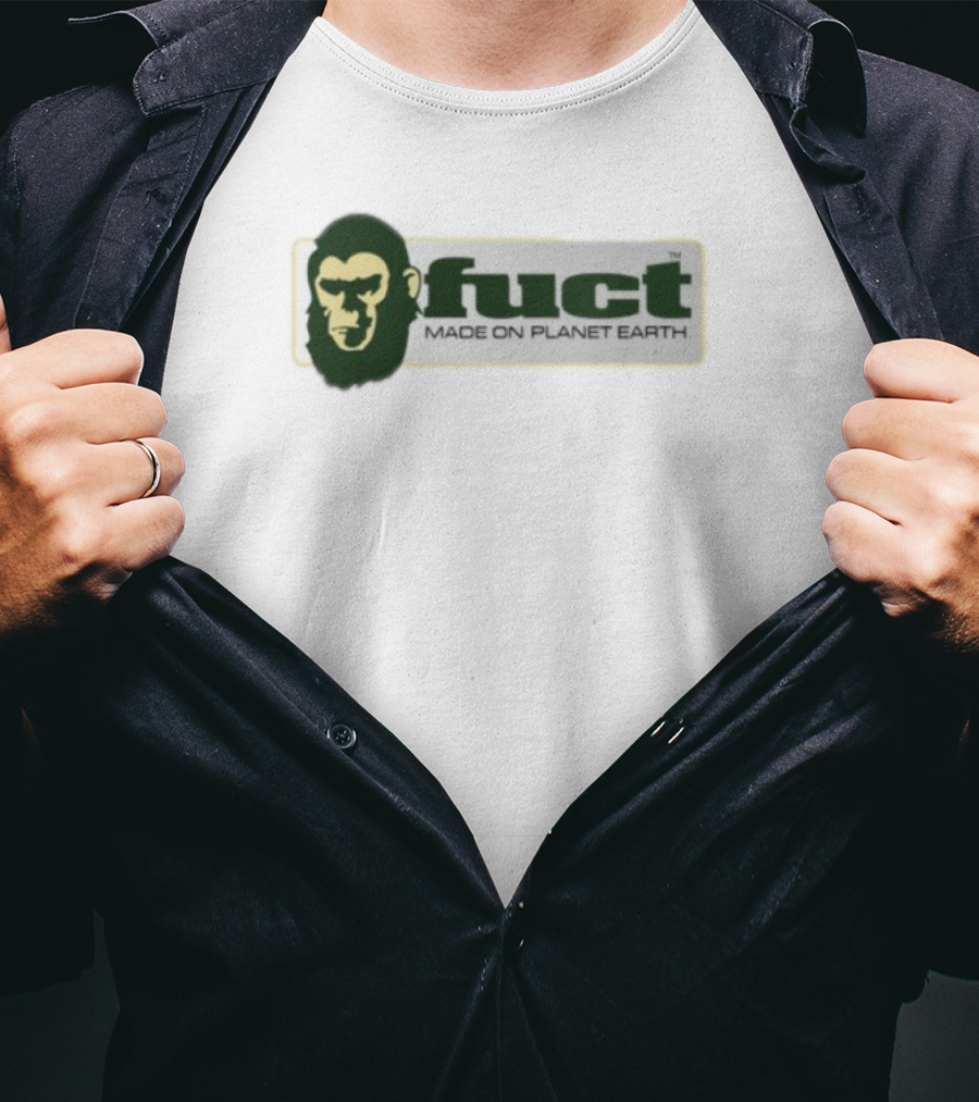 Fuct Made On Planet Earth Gorilla Icon T-Shirt