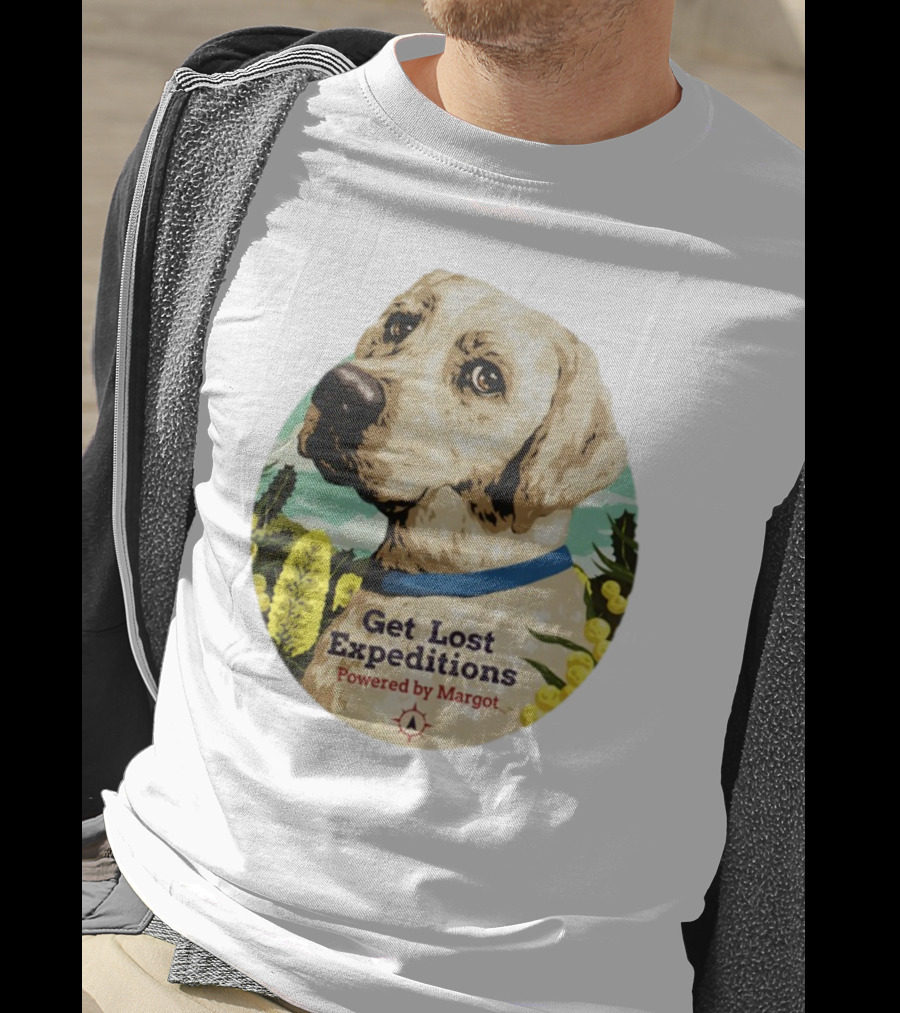 Get Lost Expeditions Powered By Margot Dog Adventure T-Shirt