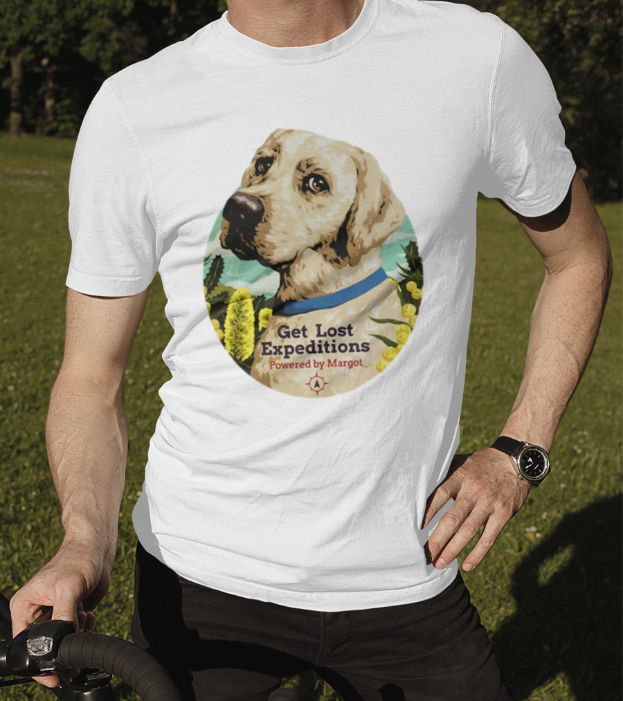Get Lost Expeditions Powered By Margot Dog Adventure T-Shirt