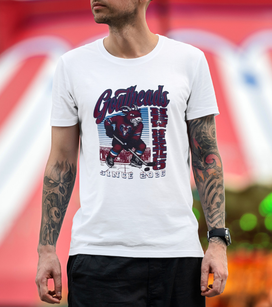 Goatheads New Mexico Hockey Since 2026 Hometown Pride Collection T-Shirt