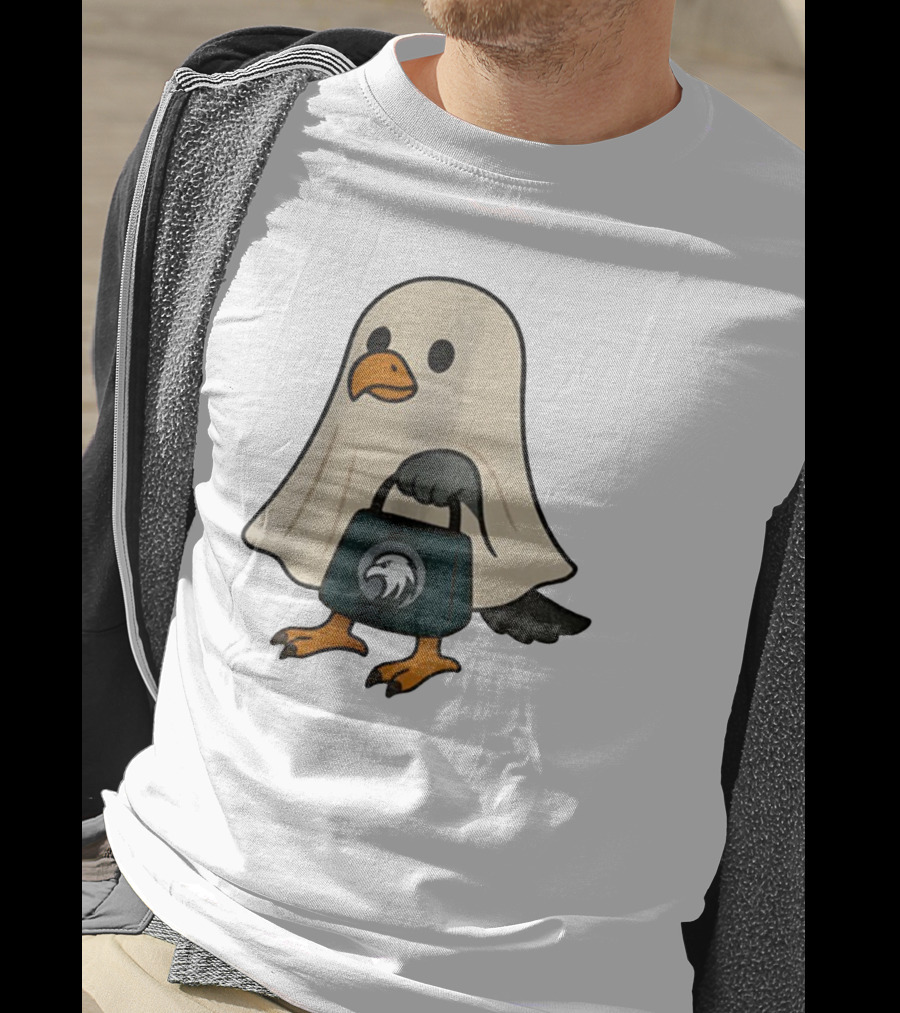 Halloween Ghost Philadelphia Eagles Fly Eagles Fly Football T-Shirt