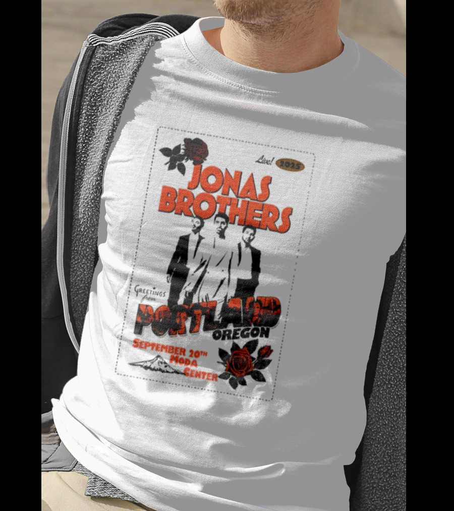 Jonas Brothers Portland Oregon September 20 2023 Moda Center T-Shirt