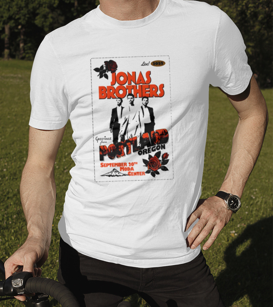 Jonas Brothers Portland Oregon September 20 2023 Moda Center T-Shirt