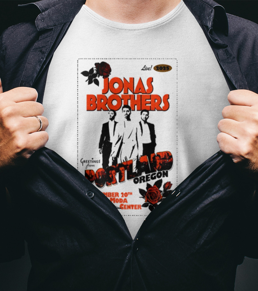 Jonas Brothers Portland Oregon September 20 2023 Moda Center T-Shirt