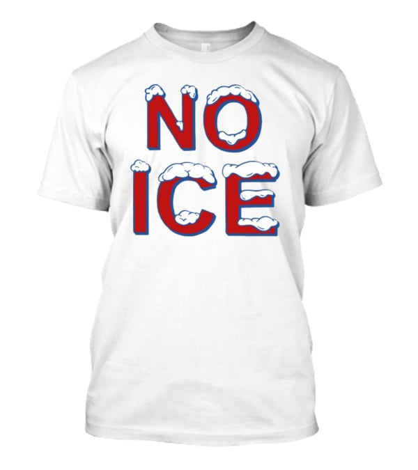Julien Solomita No Ice Snow-Covered Text T-Shirt