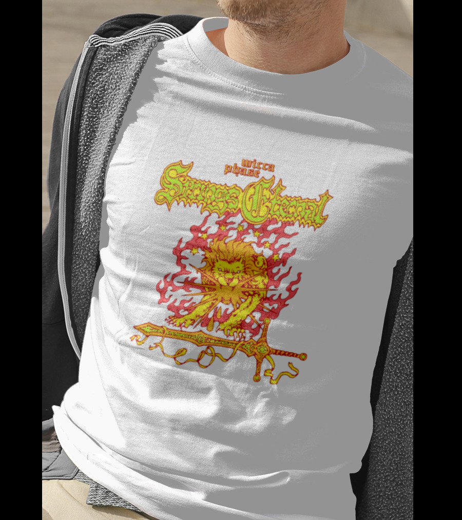 Mecca Blaze Springs Eternal Flaming Lion Sword Leo T-Shirt