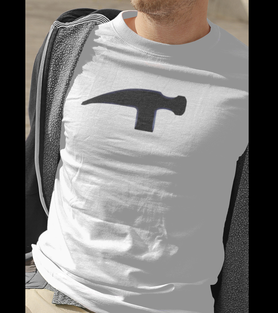 Lorde X-Ray Hammer Tool Outline T-Shirt