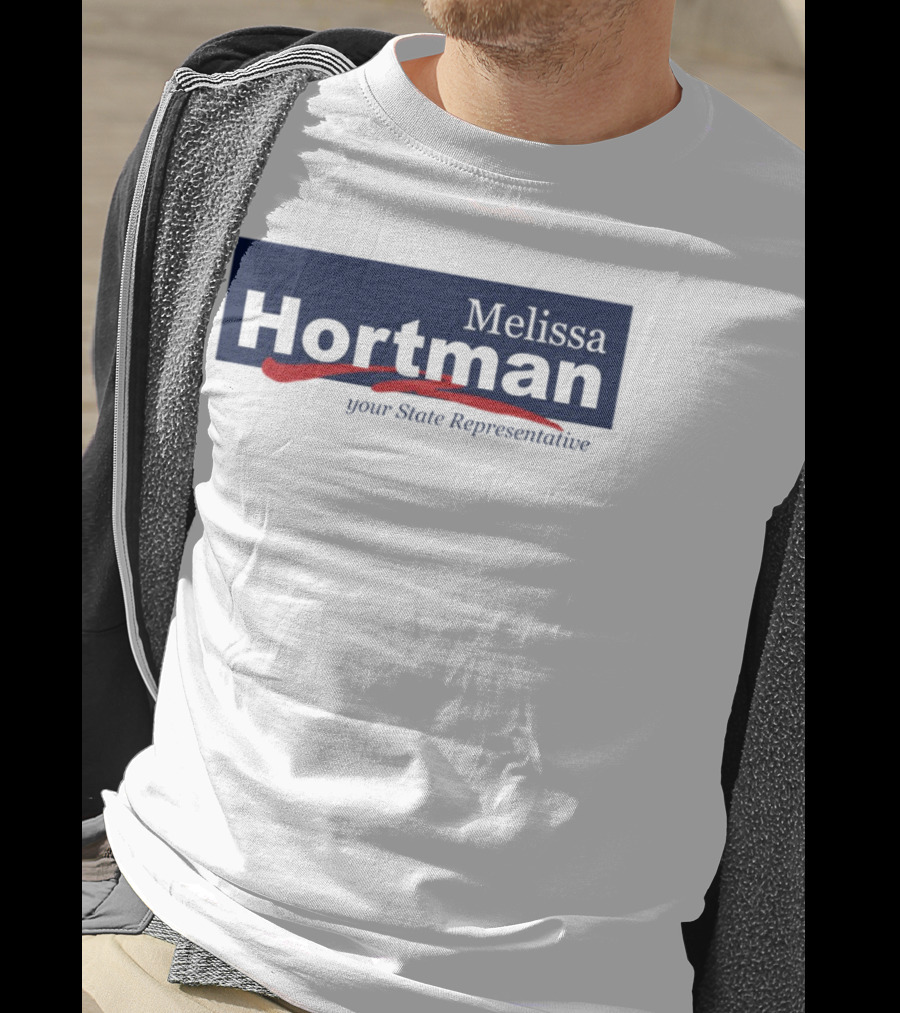 Melissa Hortman Your State Representative Red And Blue Typography T-Shirt