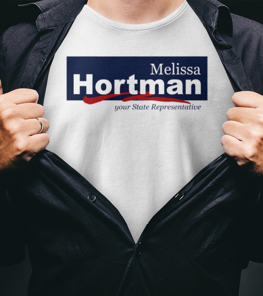 Melissa Hortman Your State Representative Red And Blue Typography T-Shirt