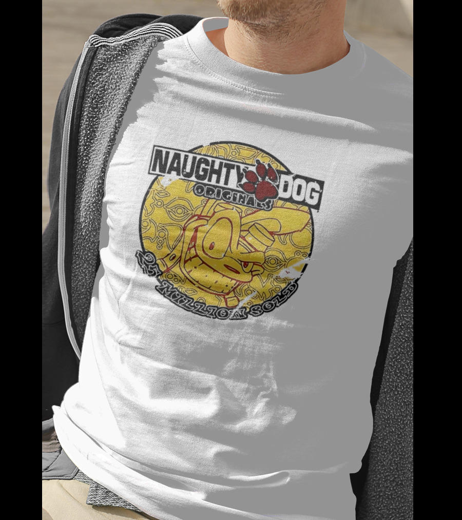 Naughty Dog Classics 25 Million Sold Celebration T-Shirt