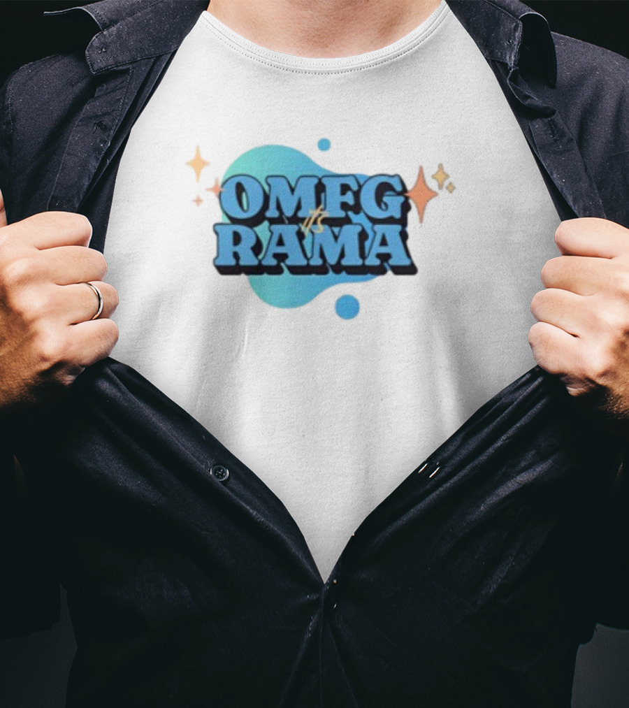 OMFG Its Rama Ohhhkay Sparkle Burst Retro Style T-Shirt