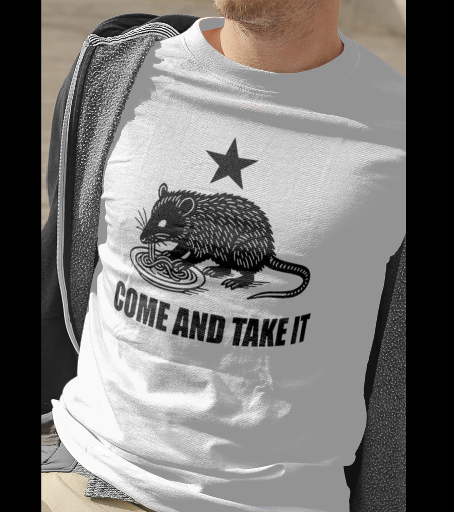 Opossum Come And Take It Flag Political Protest Statement T-Shirt