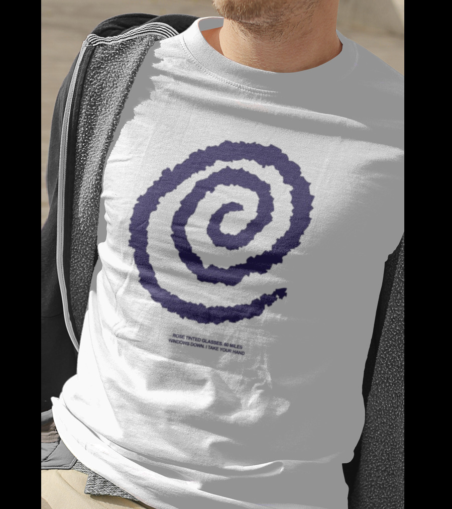 Polyvinyl Records Co Jay Som Cards On The Table Spiral Swirl Artwork T-Shirt