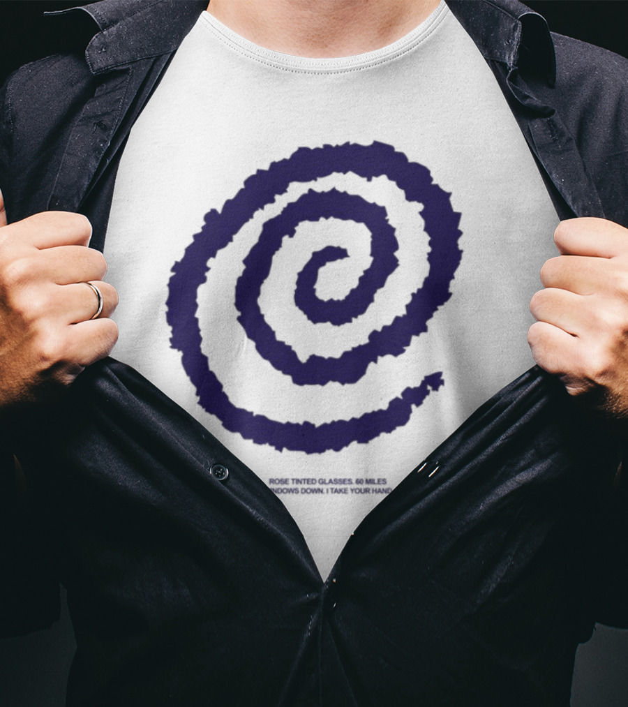 Polyvinyl Records Co Jay Som Cards On The Table Spiral Swirl Artwork T-Shirt