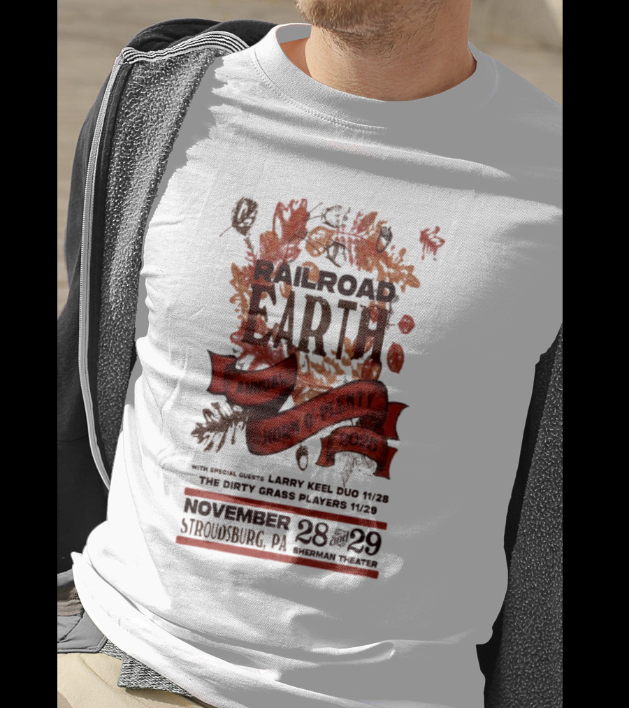 Railroad Earth Annual Horn O Plenty Stroudsburg PA November 28-29 2025 T-Shirt