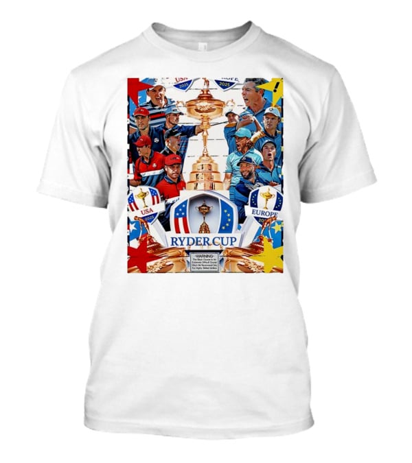 Ryder Cup 2025 USA Vs Europe Golf Tournament Team Challenge T-Shirt