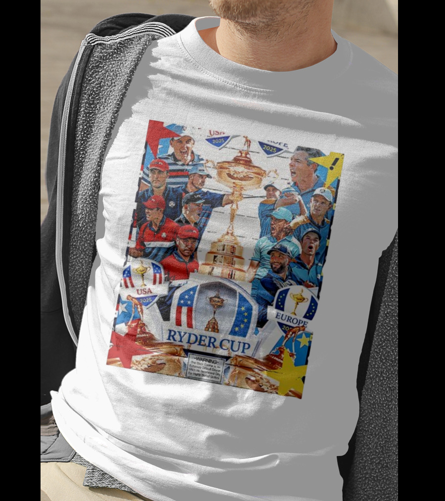 Ryder Cup 2025 USA Vs Europe Golf Tournament Team Challenge T-Shirt