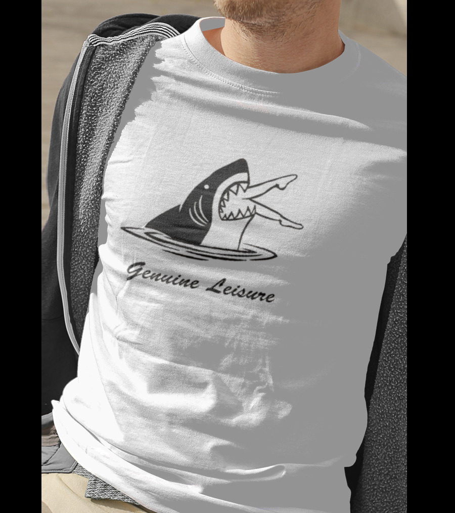 Shark Attack Genuine Leisure Vintage Aesthetic T-Shirt