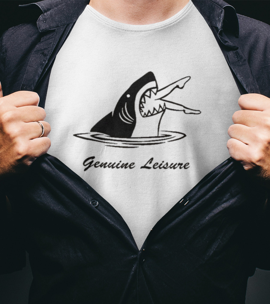 Shark Attack Genuine Leisure Vintage Aesthetic T-Shirt