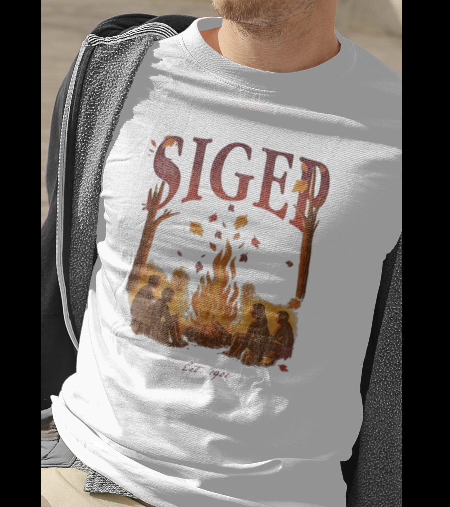 "SigEp Campfire Gathering Fall Est 1901" T-Shirt