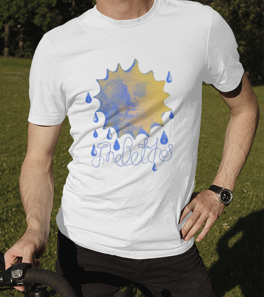 The Beths Sad Sunshine Blue Tears Yellow Face T-Shirt