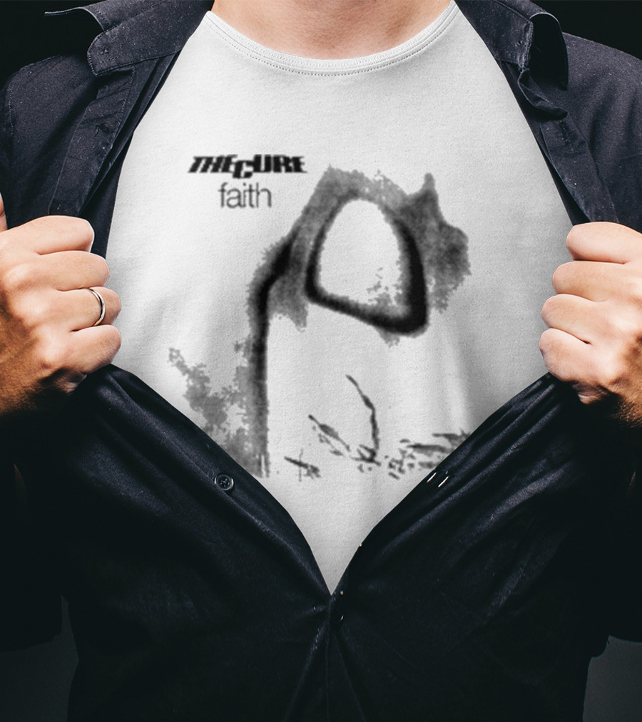 The Cure Faith Album Cover Iconic Imagery T-Shirt