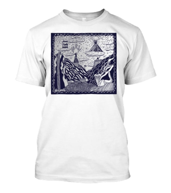 Thestorysofarca The Story So Far Album Art Snake Volcano Pattern Clouds T-Shirt