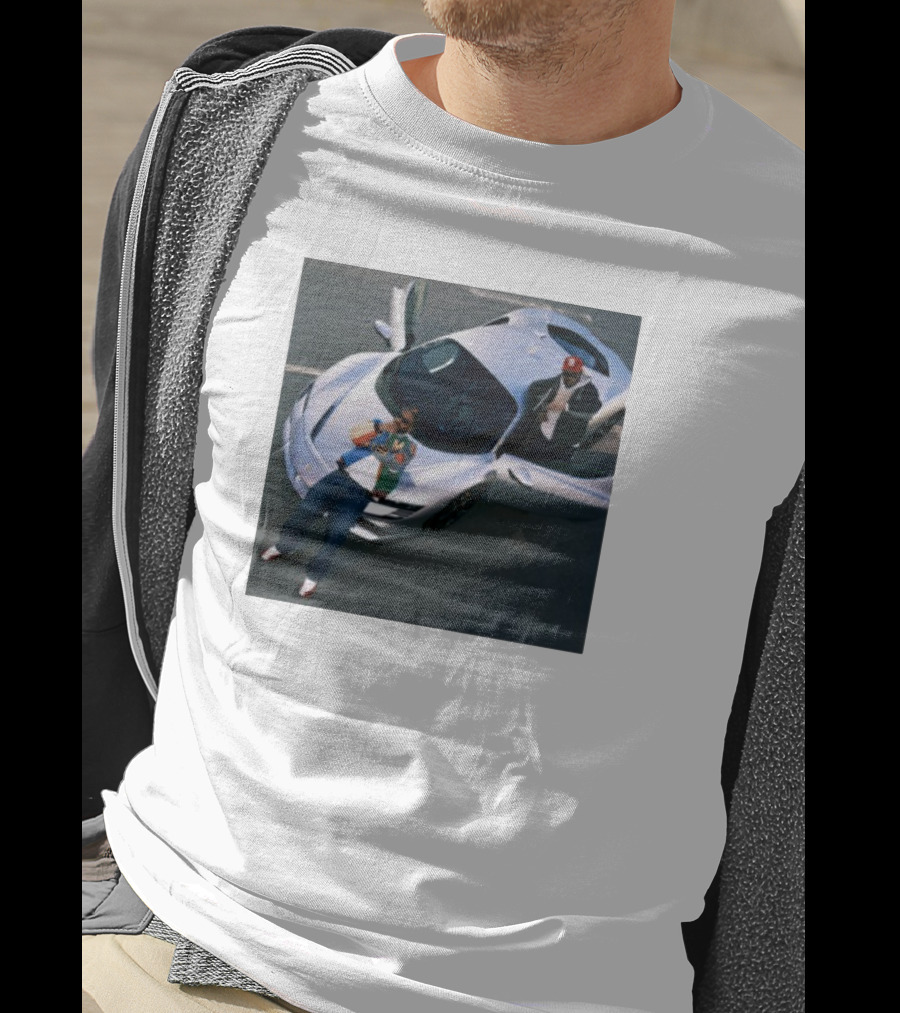 Until Night Comes Album Silver Sports Car Duo T-Shirt