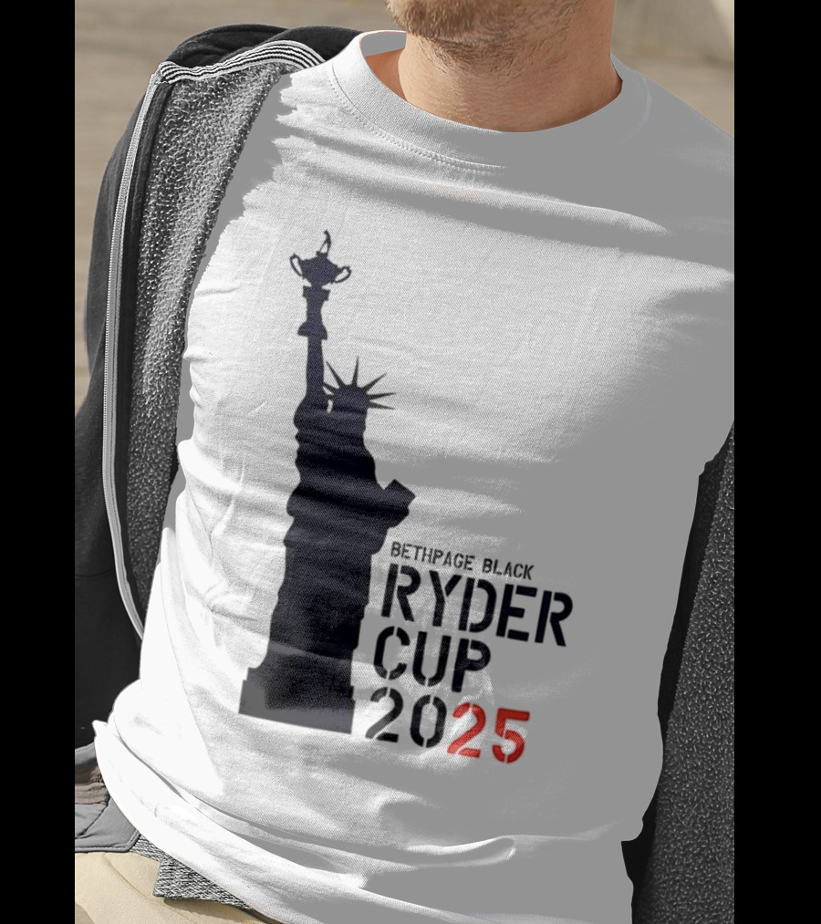 USA Ryder Cup 2025 Liberty Bethpage Black T-Shirt