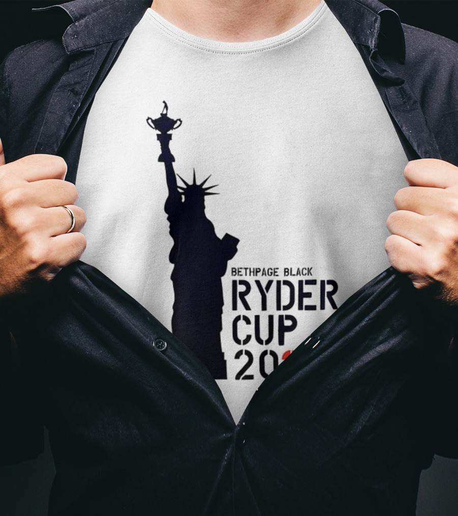 USA Ryder Cup 2025 Liberty Bethpage Black T-Shirt