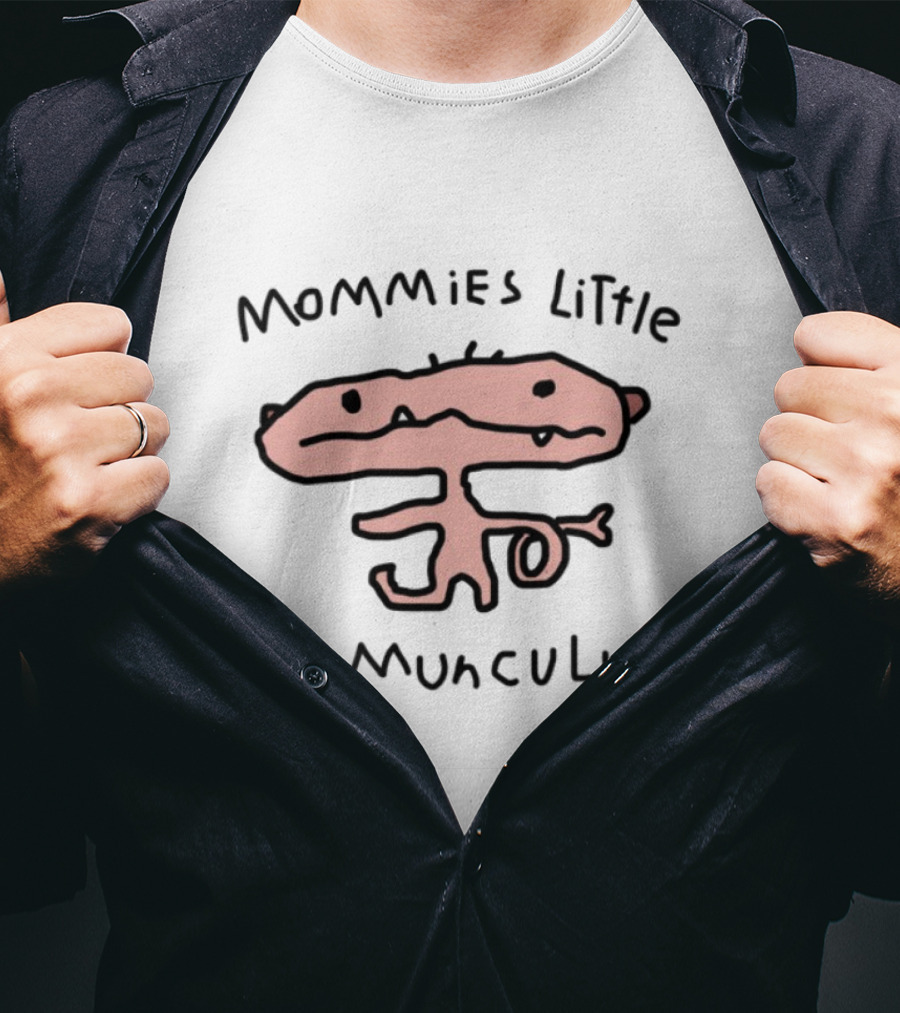 Wors S Mommies Little Homunculus Pink Abstract Creature T-Shirt