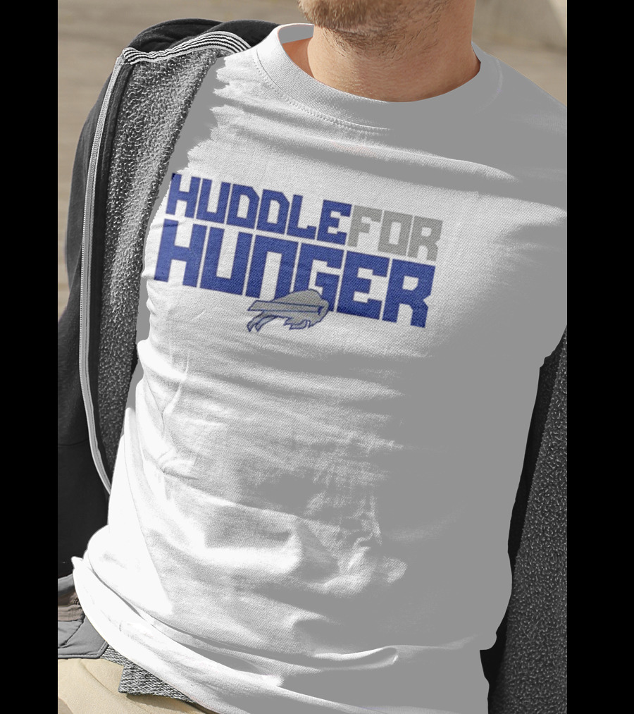 Huddle For Hunger Buffalo Bills NFL Football T-Shirt