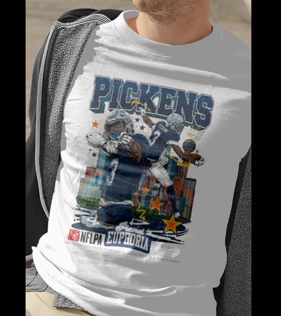 Pickens Planet Euphoria NFPLA Players Inc Iconic Sports Theme T-Shirt