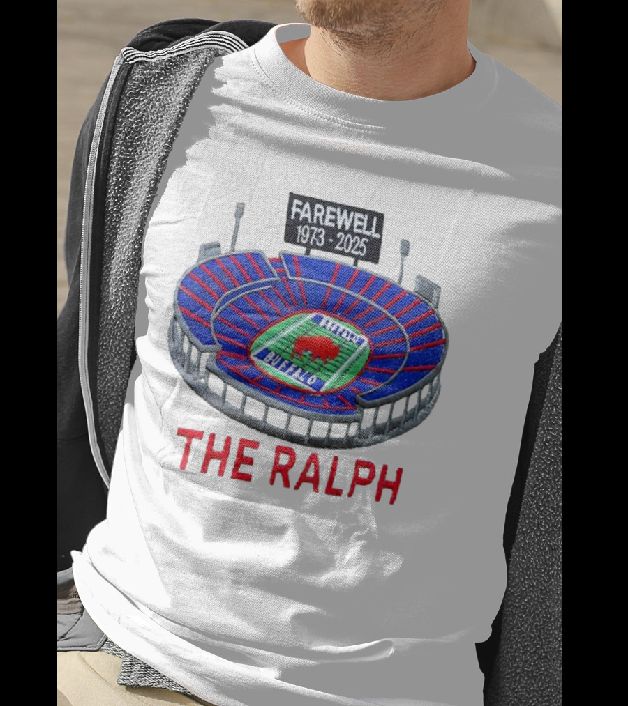 Buffalo Bills NFL Farewell 1973-2025 The Ralph Stadium T-Shirt