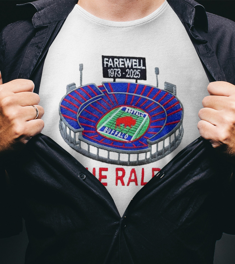 Buffalo Bills NFL Farewell 1973-2025 The Ralph Stadium T-Shirt