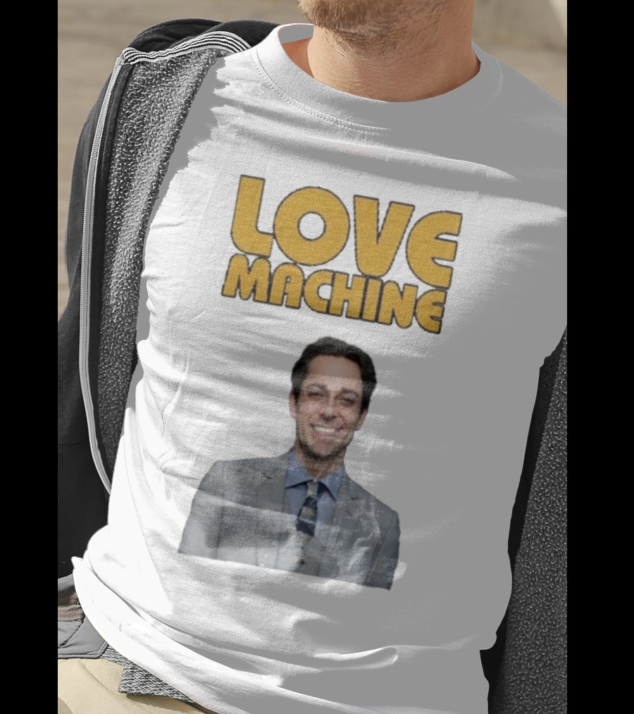 Zachary Levi Love Machine Raglan Smiling Style T-Shirt