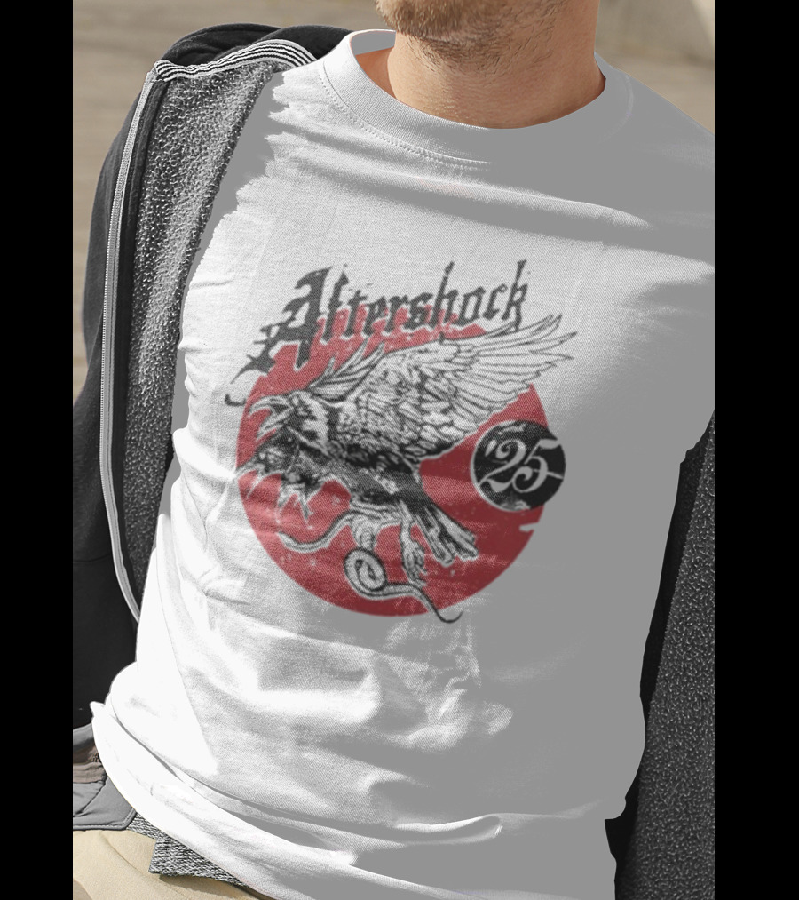 Aftershock Vengeance 25 Flying Eagle Red Moon T-Shirt